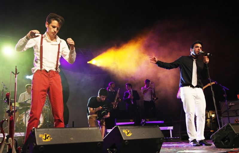 Un dels concerts de The Risas a la Plaça Octavià  FOTO: Arxiu