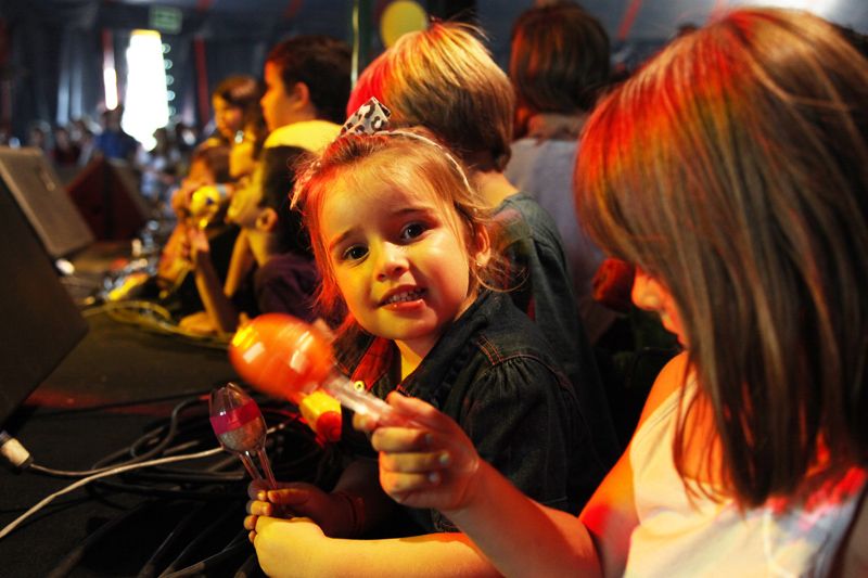 Els més petits són els protagonistes del festival. FOTO: Lali Puig Els més petits són els protagonistes del festival. FOTO: Lali Puig