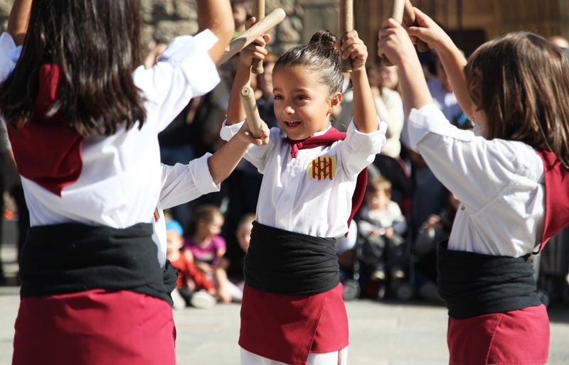 Els Bastoners durant la Festa de Tardor del 2015 FOTO: Lali Puig