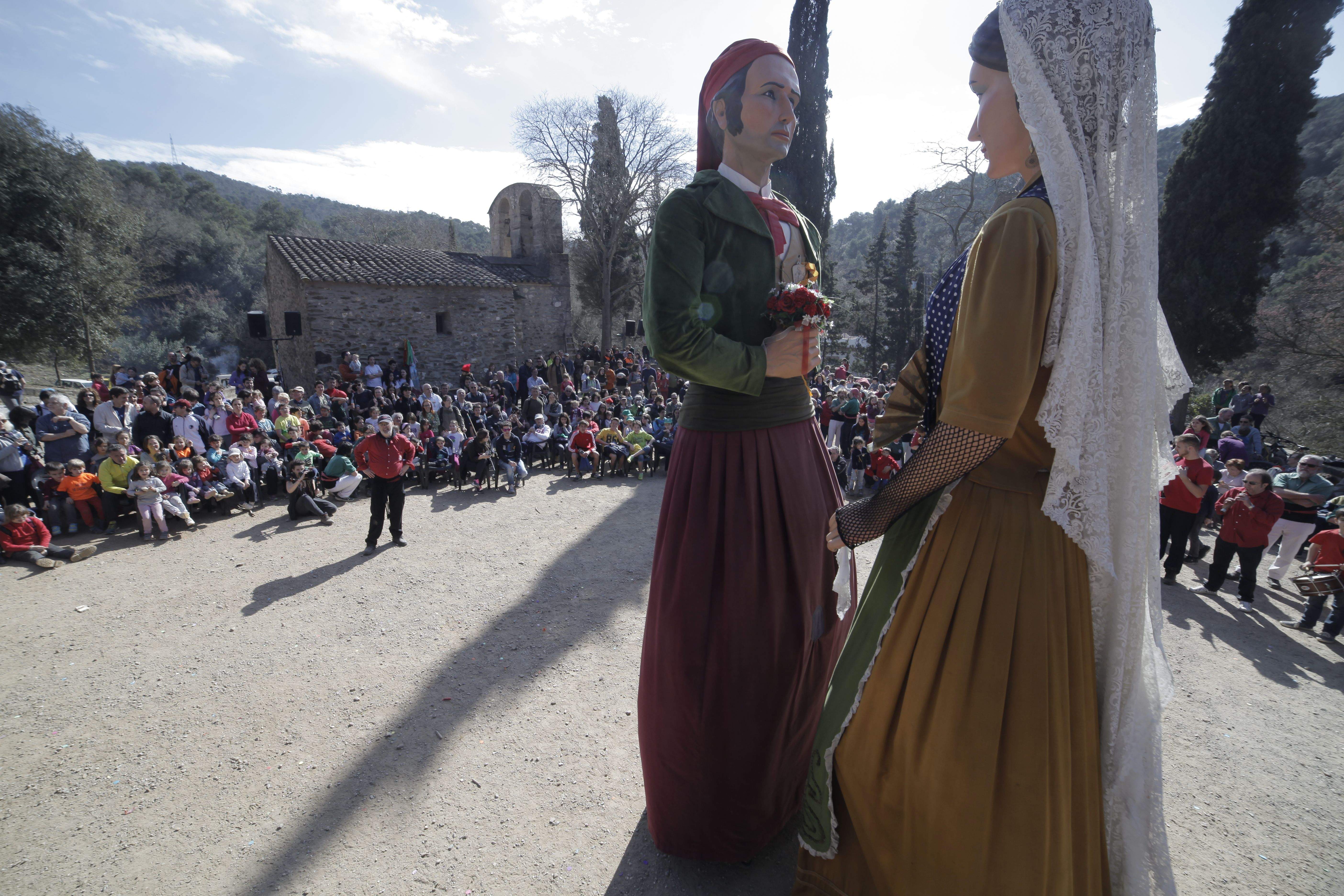 En Joan i la Marieta no han faltat a la trobada. FOTO: Artur Ribera En Joan i la Marieta no han faltat a la trobada. FOTO: Artur Ribera