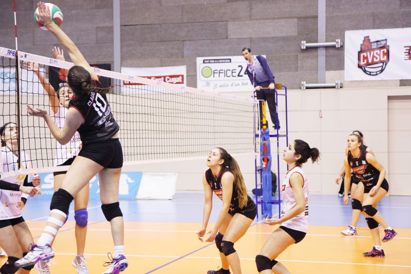 El Club Voleibol Sant Cugat ha superat per 3-1 al Motorsan Guadalajara. FOTO: Lali Puig