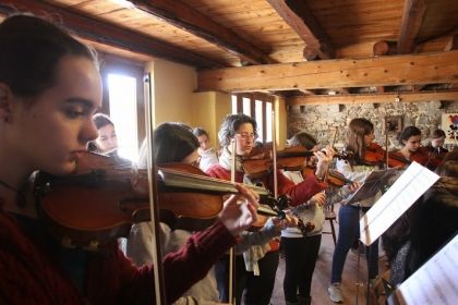 Proposta musical: el concert d’Orquestrades 2015 i dels Grups Instrumentals. FOTO: Arxiu