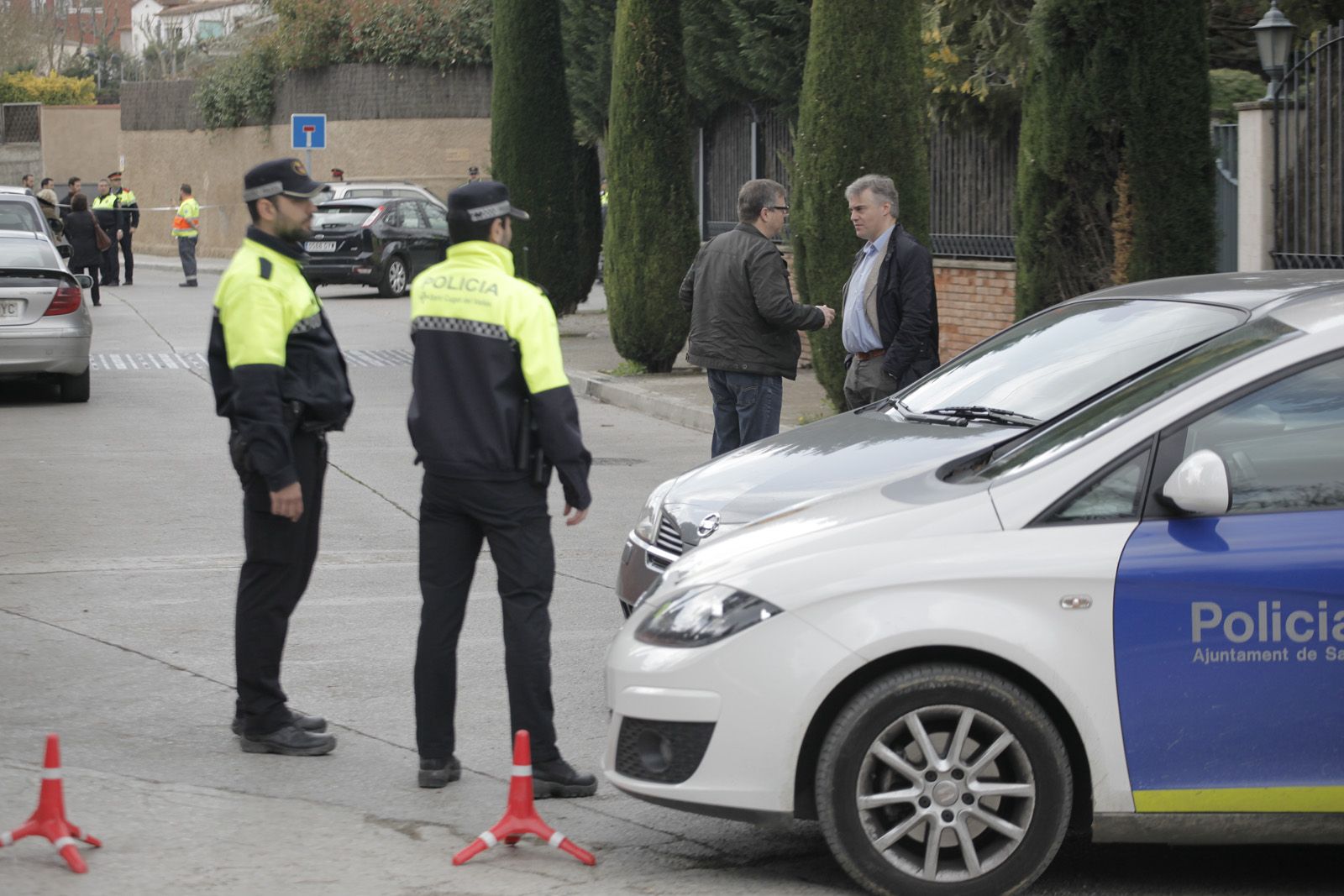 Francesc Carol, tinent d'alcalde de Seguretat Ciutadana, en el lloc dels fets. FOTO: Artur Ribera Francesc Carol, tinent d'alcalde de Seguretat Ciutadana, en el lloc dels fets. FOTO: Artur Ribera
