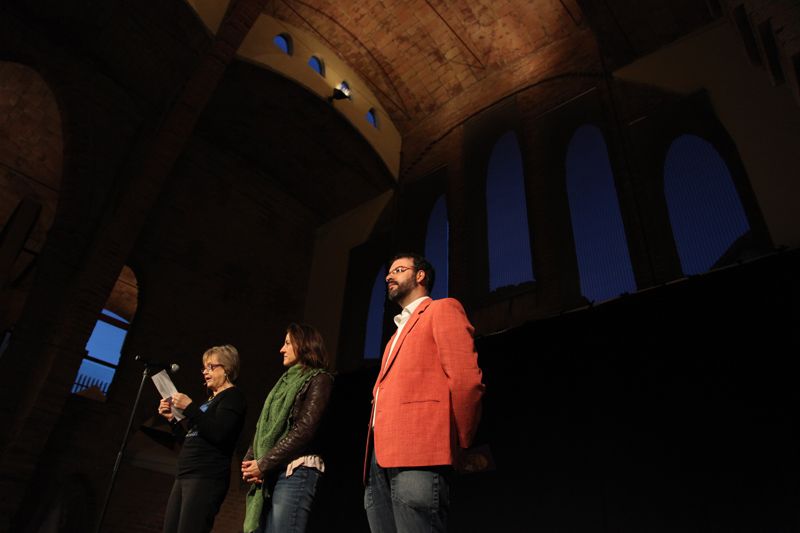 Lectura del Manifest. FOTO: Lali Puig