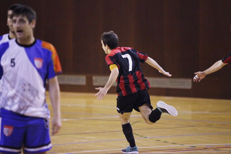Marc Casas celebra el seu gol, al minut 1 de partit. FOTO: Lali Puig Marc Casas celebra el seu gol, al minut 1 de partit. FOTO: Lali Puig