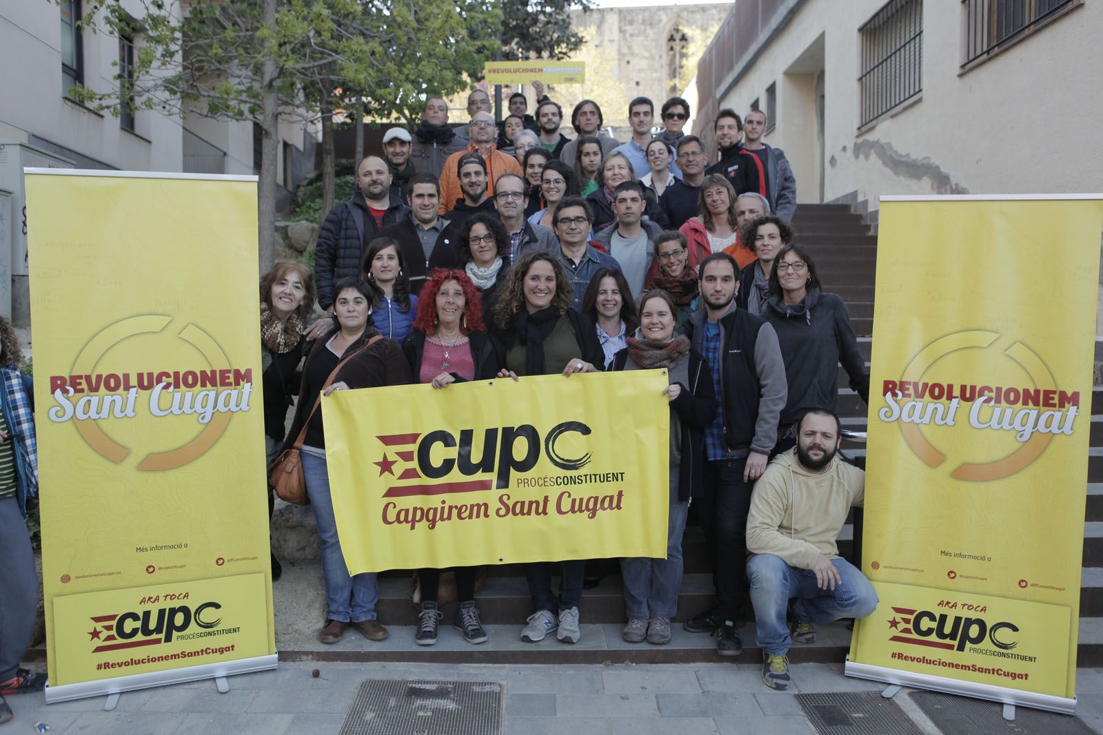 Núria Gibert substitueix Guim Pros com a alcaldable de la CUP. FOTO: Artur Ribera