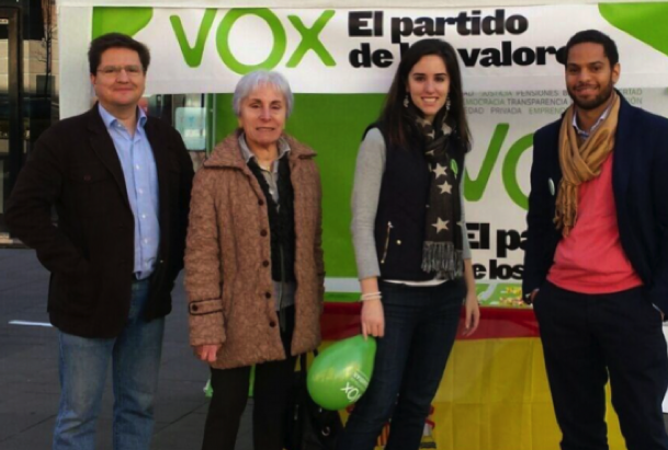 Ignacio Garriga (a la dreta) en un acte de VOX FOTO: Cedida