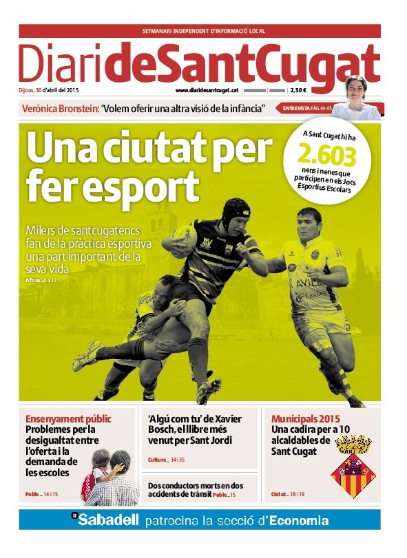 Portada del Diari de Sant Cugat 1049.