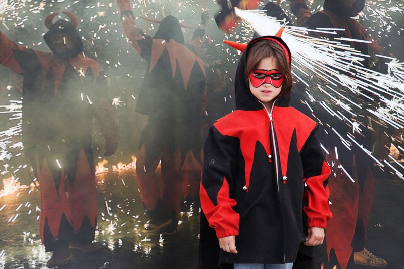 El correfoc comen&ccedil;ara cap a les 21:00 de la nit i recorrer&agrave; els principals carrers de la ciutat. FOTO: Lali Puig