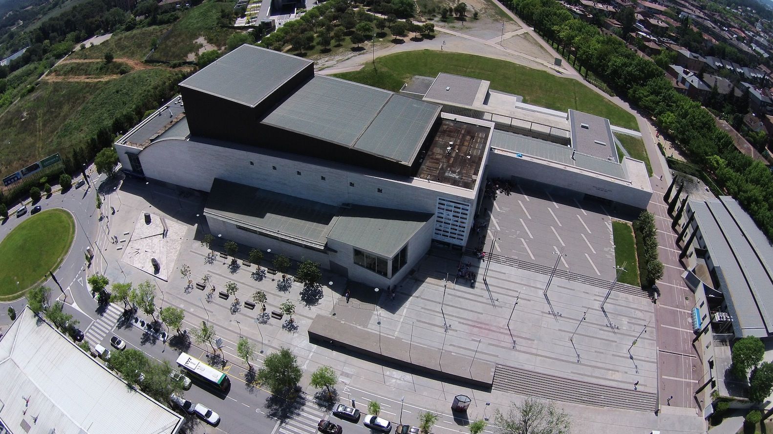 El Teatre-Auditori des d'un drone. FOTO: Quico Domingo