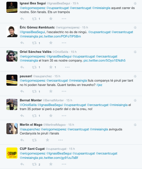 La picabaralla s'ha estès a la xarxa. FOTO: Twitter