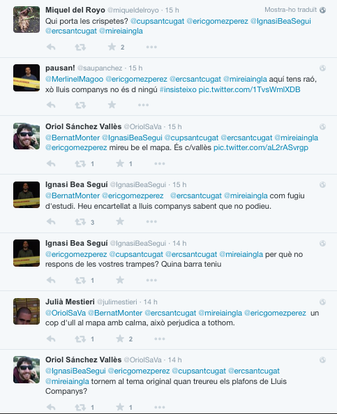 La queixa dels dos partits ha generat respostes de tot tipus. FOTO: Twitter