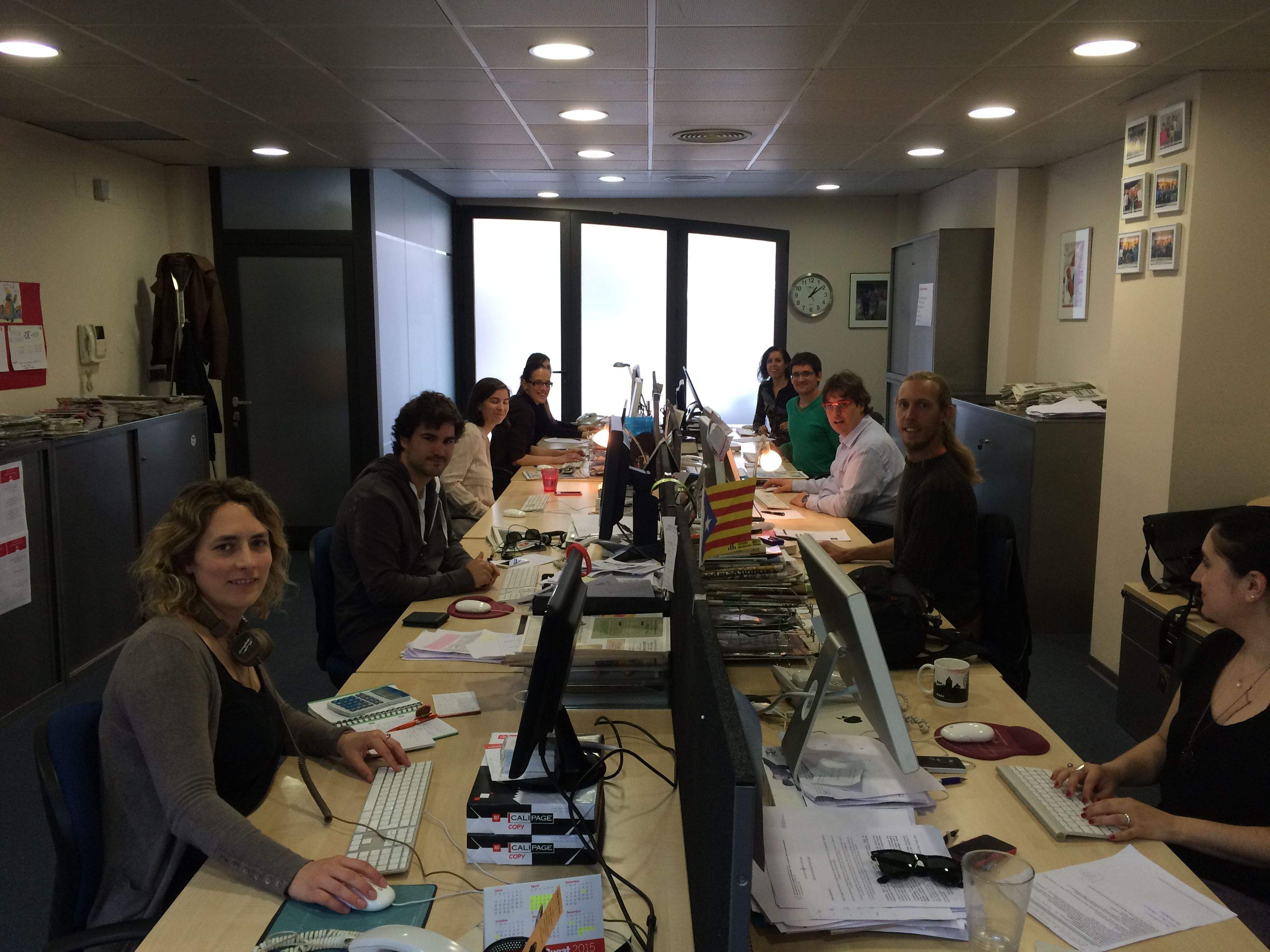 Redacció del TOT Sant Cugat i DIARI de Sant Cugat. FOTO: J.M.Vallès Redacció del TOT Sant Cugat i DIARI de Sant Cugat. FOTO: J.M.Vallès