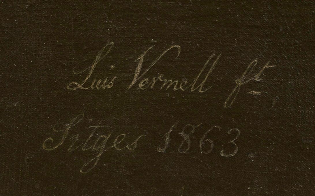 Detall de la signatura. FOTO: Ramon Maroto Detall de la signatura. FOTO: Ramon Maroto