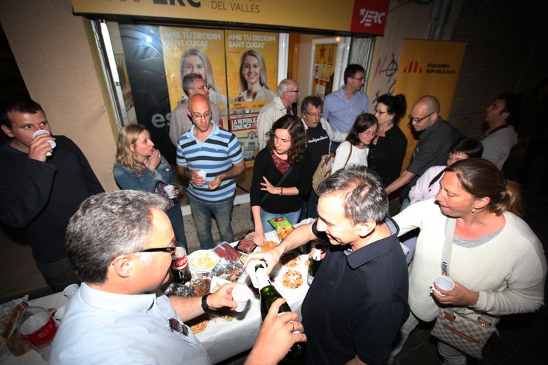 Celebració a la seu. FOTO: Lali Puig