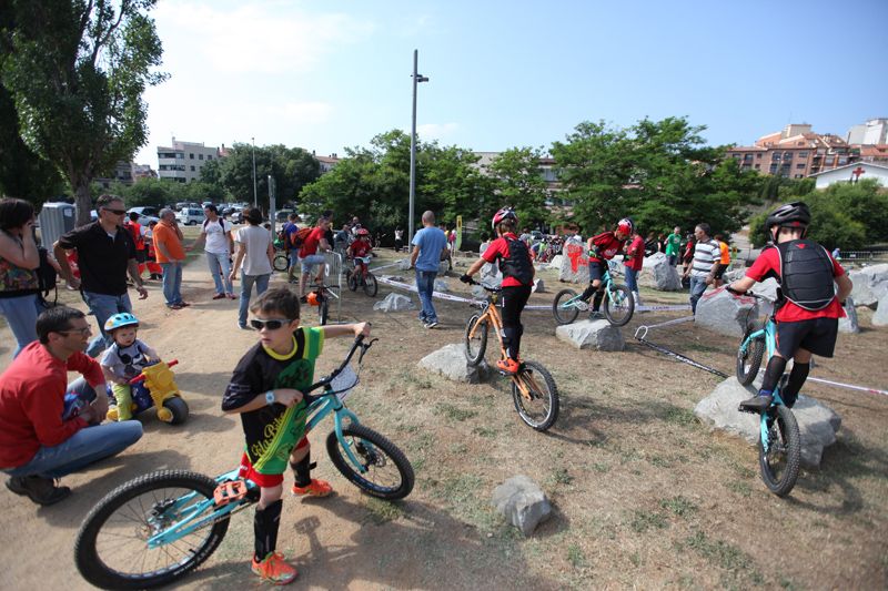La competició ha tingut lloc al Parc de Bici Trial de Sant Cugat, a Coll Favà. FOTO: Lali Puig