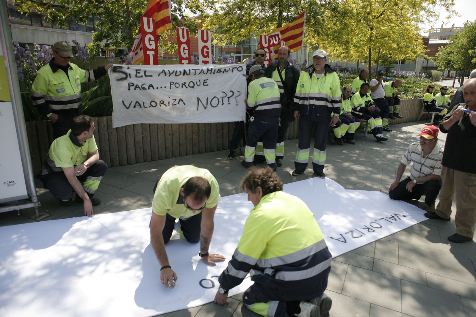 Durant el 2013, els treballadors de Valoriza ja van convocar una vaga. FOTO: Artur Ribera