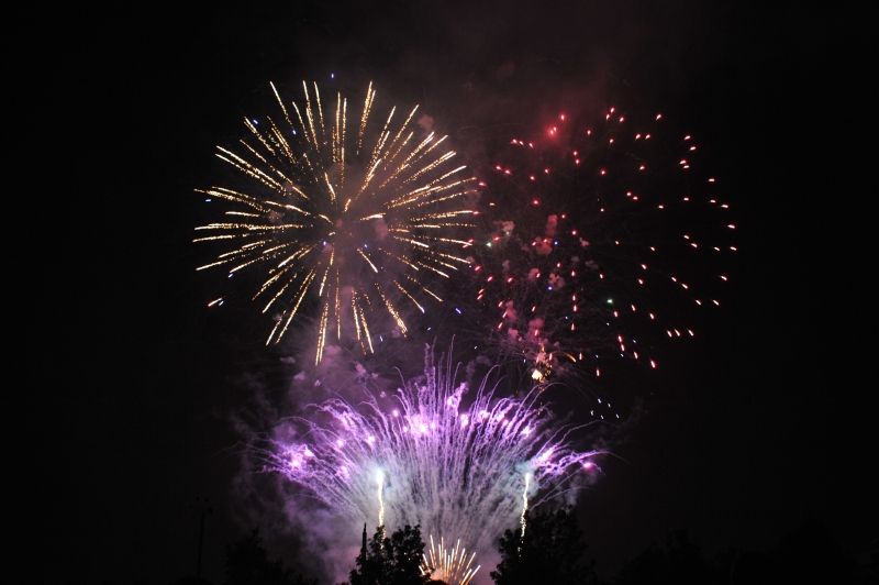 Castell de focs. FOTO: Arxiu