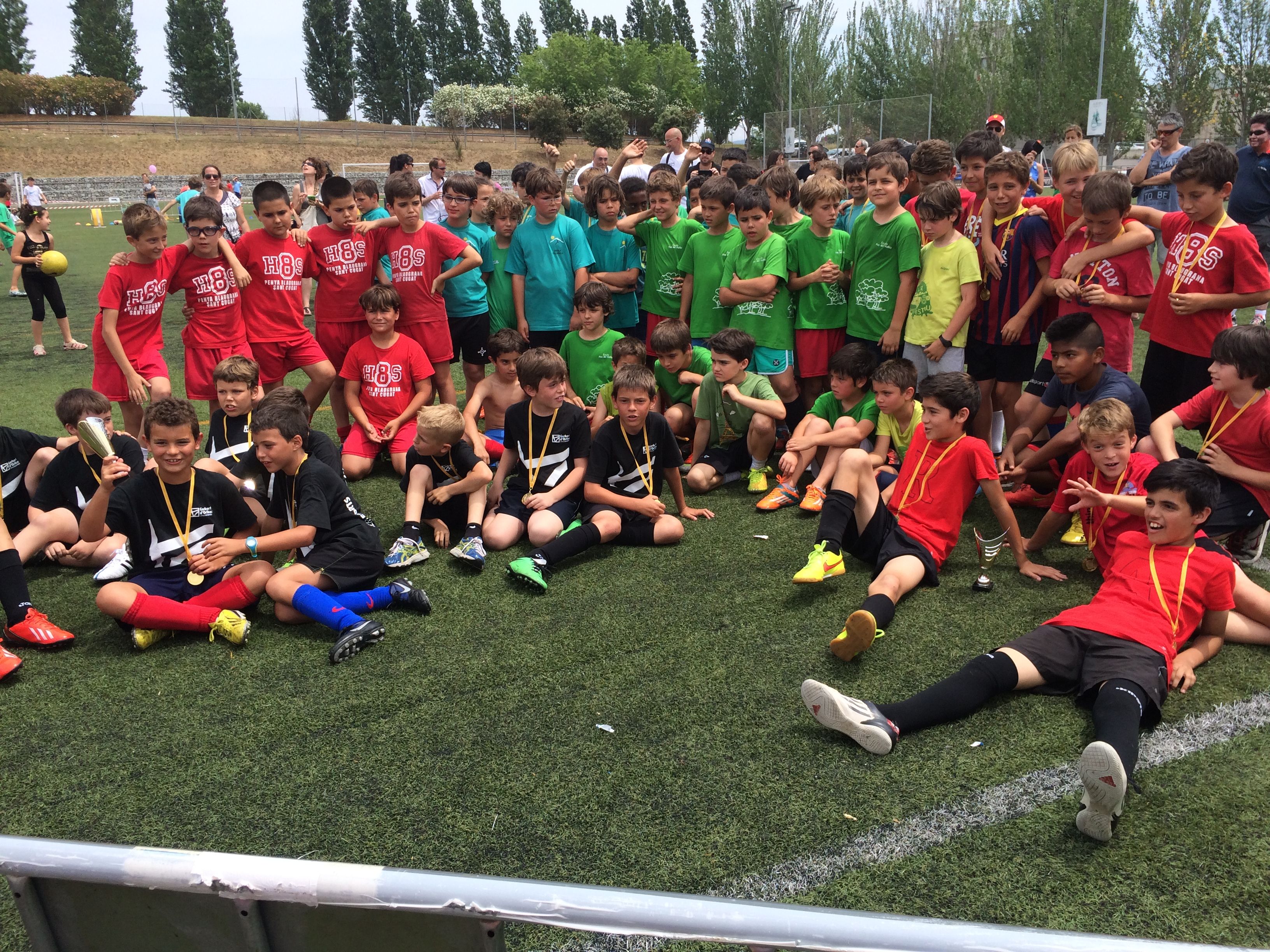 Més de cent escolars han participat en el torneig de futbol 7. FOTO: À. L. P.