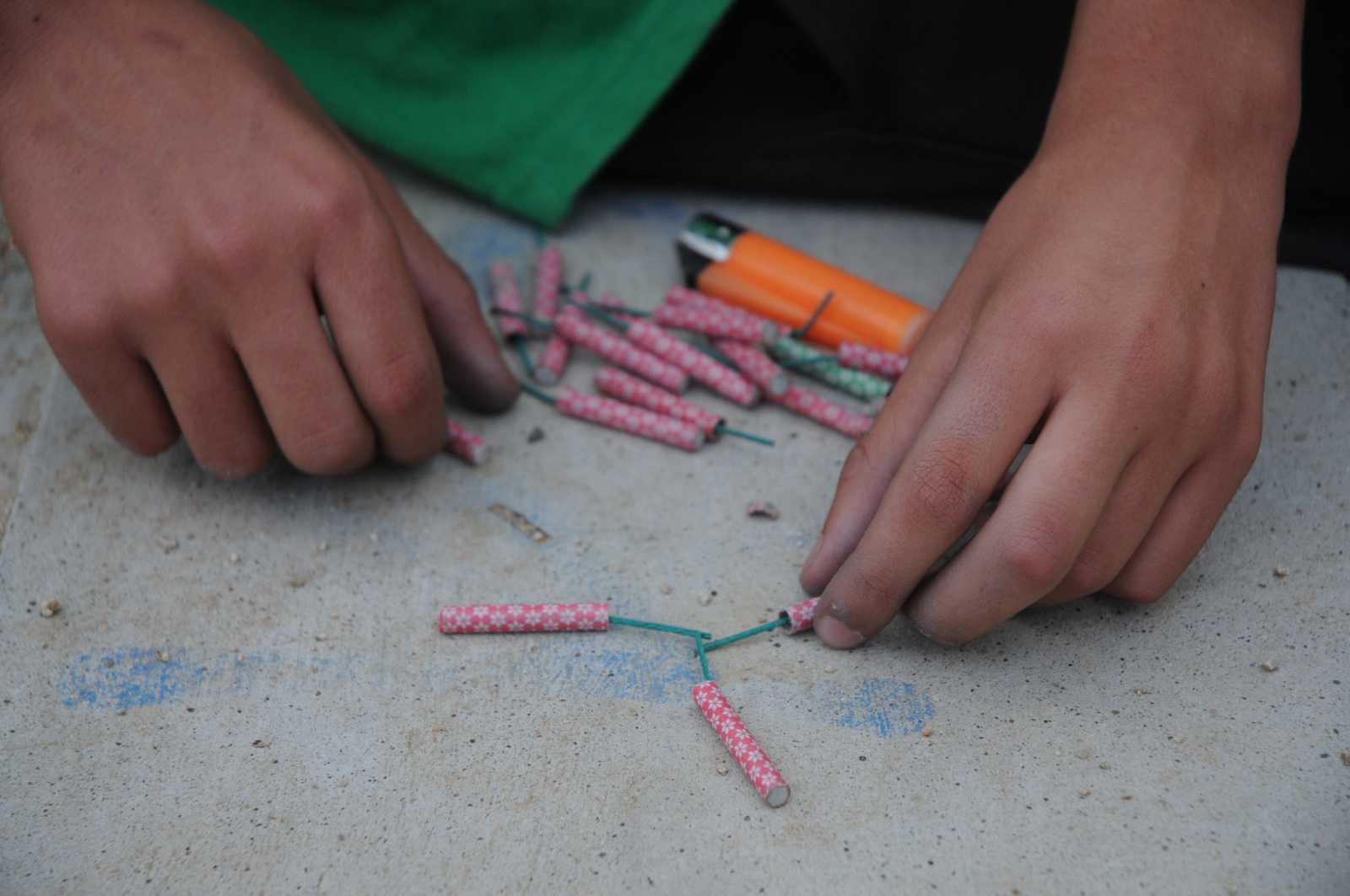 Hi ha 12 punts de venda de petards. FOTO: David Fernández