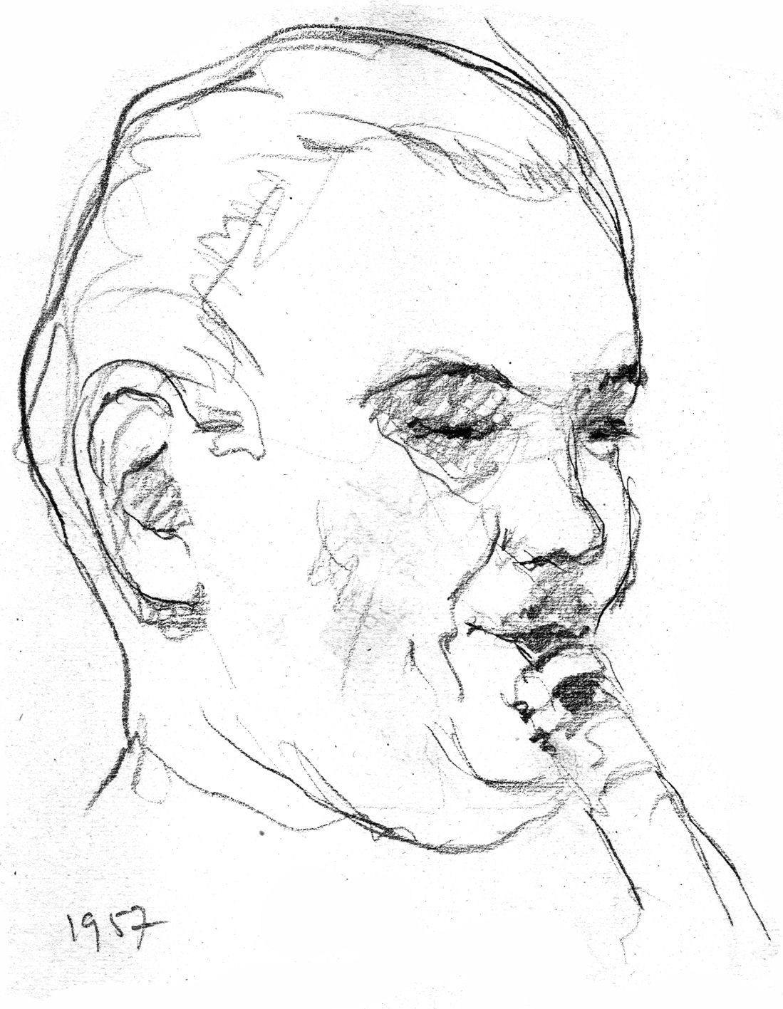 Un dels dibuixos de l'artista. FOTO: Cedida