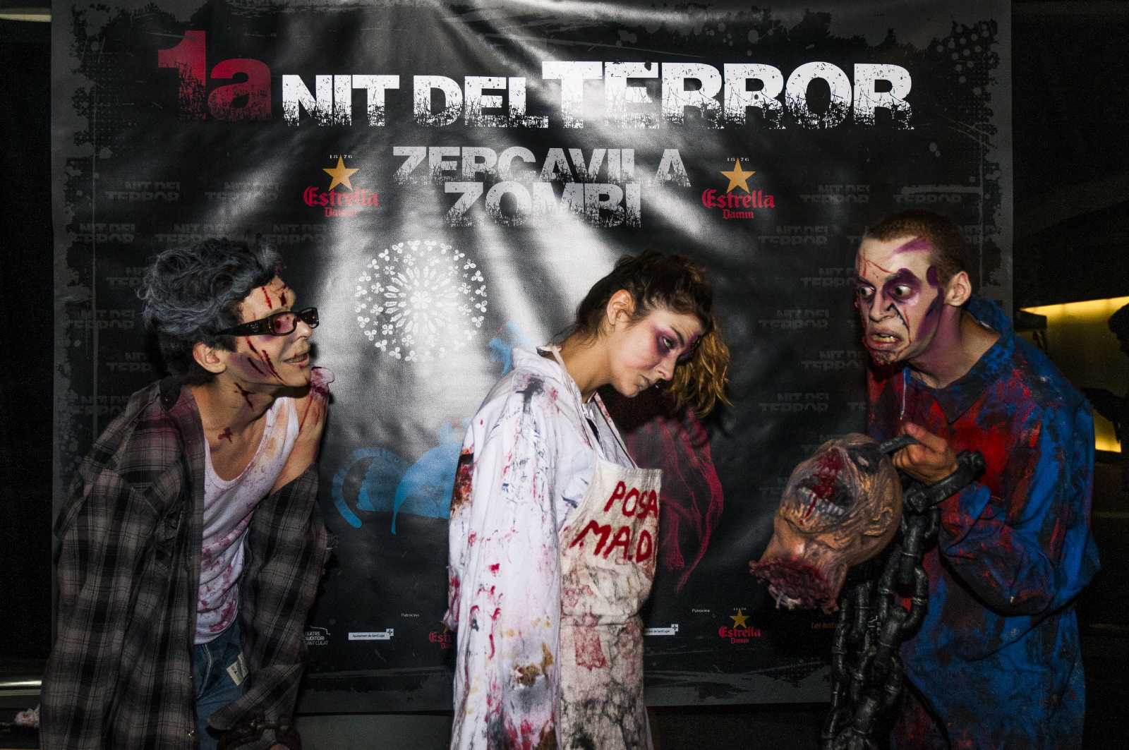 La 1a Zercavila Zombie es va celebrar durant la Nit del Terror, al 2014. FOTO: David Molina