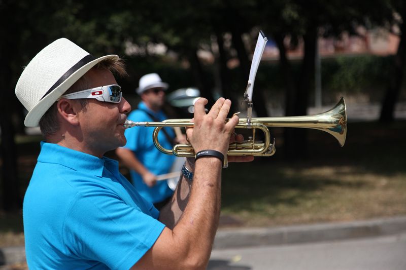 No hi ha faltat la cercavila de cornetes i tambors de Mas Gener. FOTO: Lali Puig No hi ha faltat la cercavila de cornetes i tambors de Mas Gener. FOTO: Lali Puig