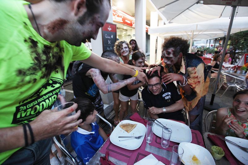 La primera Zercavila zombie se celebrava durant la Festa Major de 2014. FOTO: Lali Puig