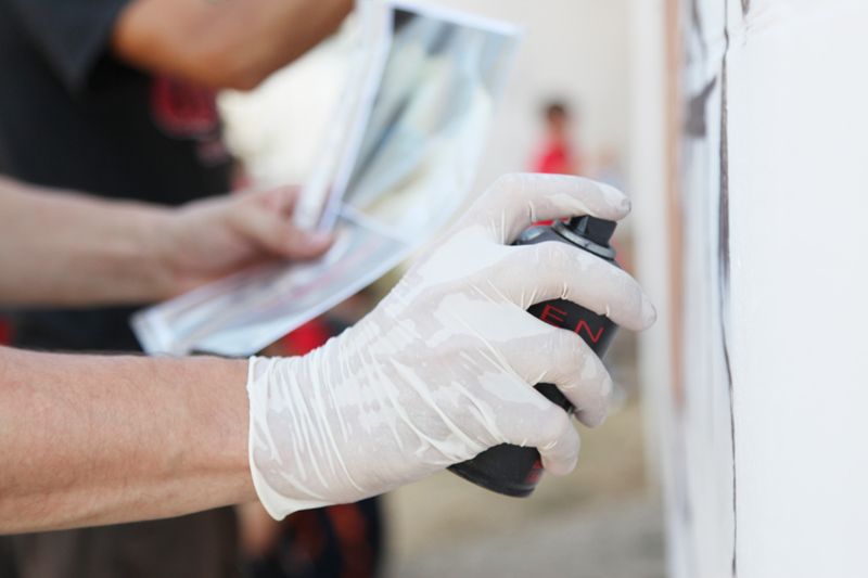 El Concurs de Grafitis ha estat una de les principals novetats. FOTO: Lali Puig El Concurs de Grafitis ha estat una de les principals novetats. FOTO: Lali Puig