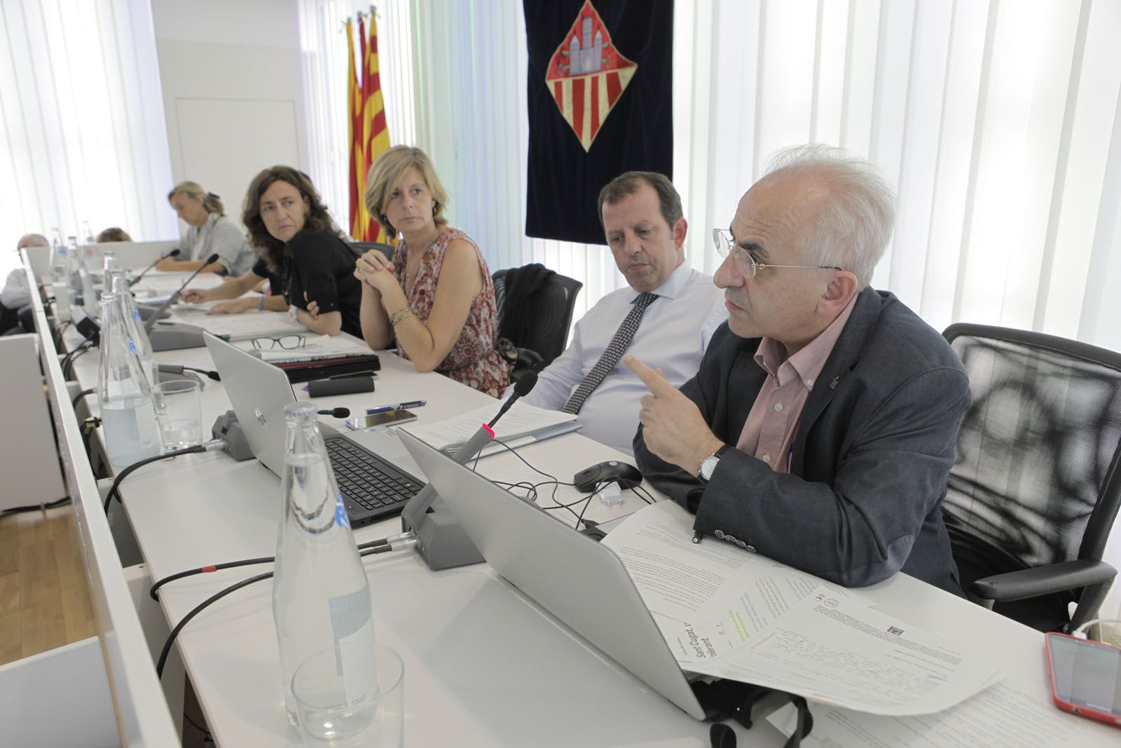 Puigdomènech ha defensat la posició de l'Ajuntament. FOTO: Artur Ribera