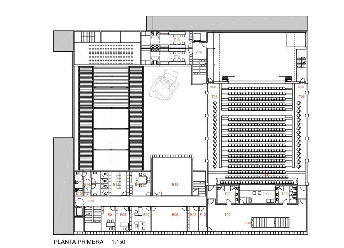 El teatre disposarà de grades retractils. FOTO: Cedida