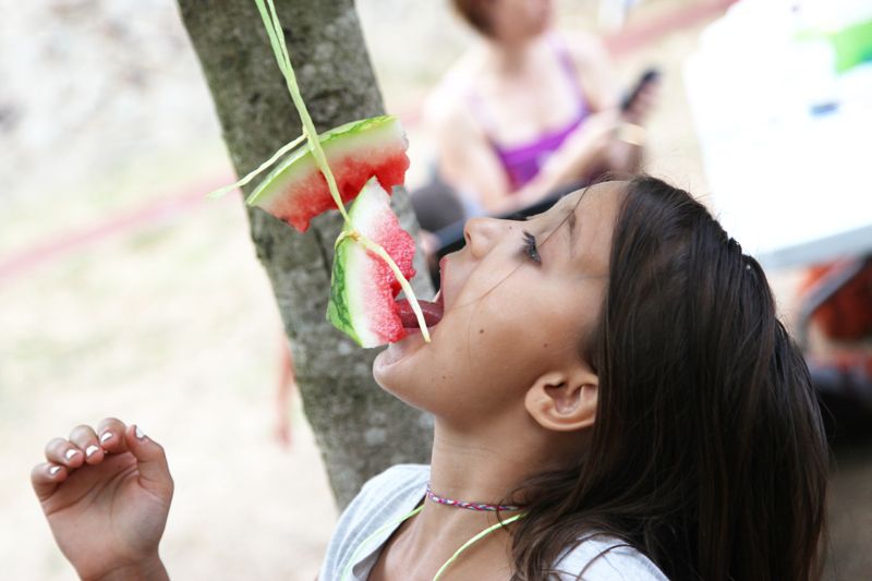 Festa Major de la Floresta: Jocs de Cucanya per a infants de totes les edats al Parc del Centre Social i Sanitari. FOTOS: Lali Puig