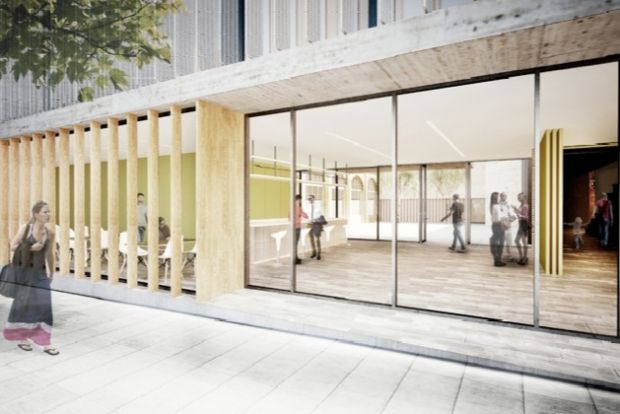 La planta baixa de La Unió serà visible des de l'exterior. FOTO: Cedida