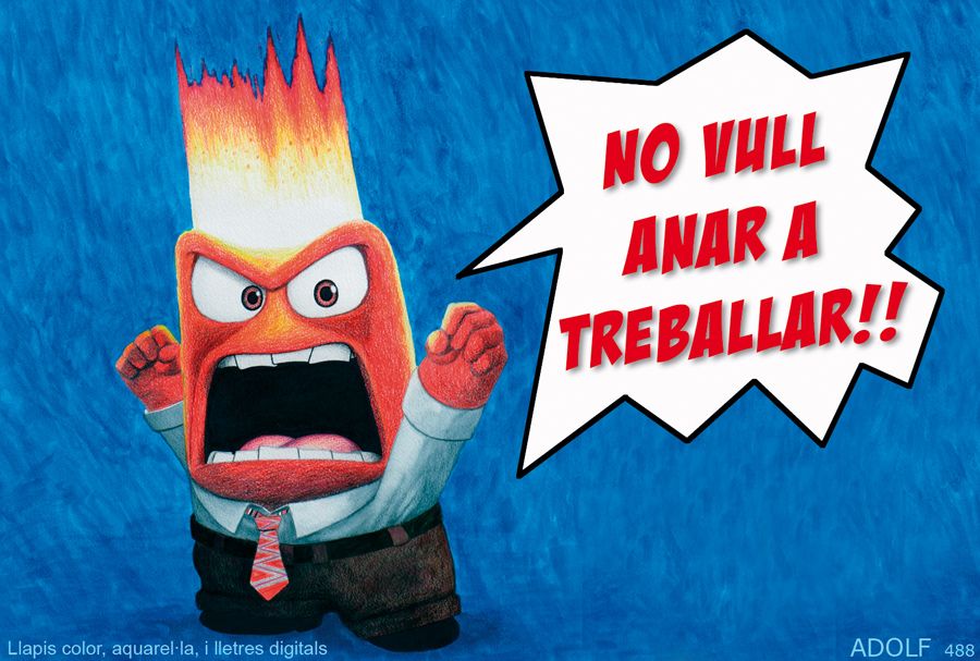 Un dels personatges de la pel&middot;l&iacute;cula 'Inside Out'.