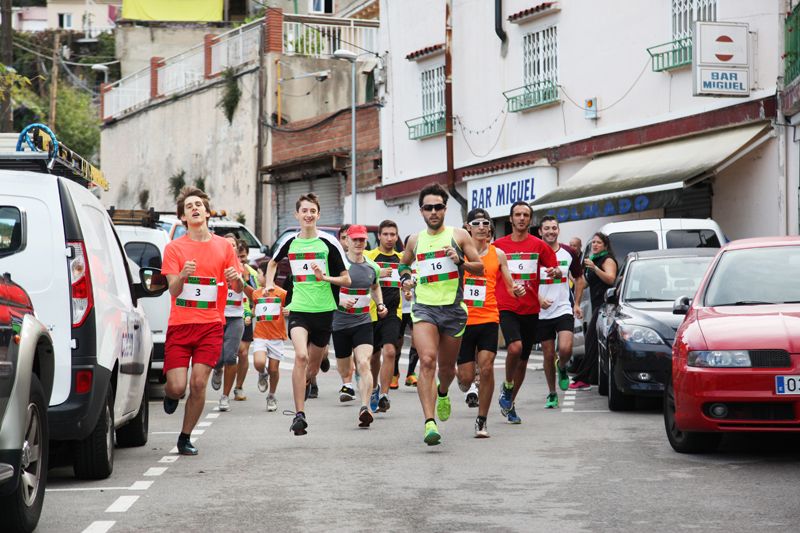 Sortida de la cursa, amb 18 participants. FOTO: Lali Puig Sortida de la cursa, amb 18 participants. FOTO: Lali Puig