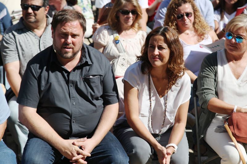 Merc&egrave; Conesa ha estat l'encarregada de donar el tret d'inici a l'acte. FOTO: Lali Puig