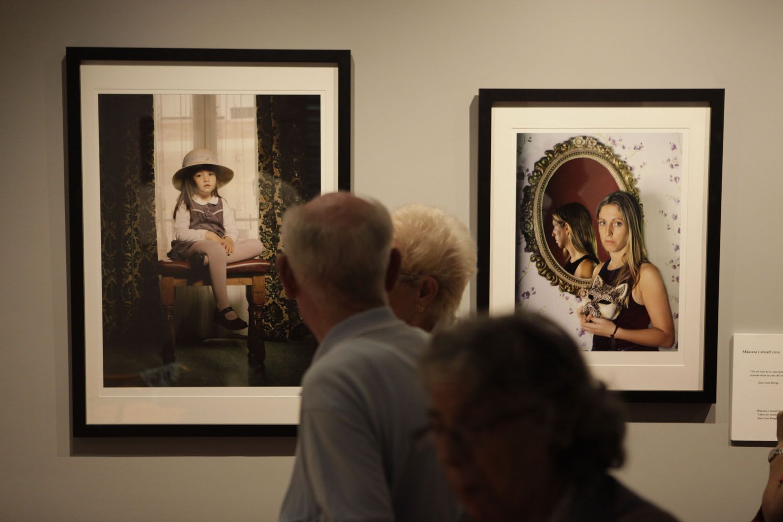 Durant la presentació s'inaugurava l'exposició 'Gynaíkes'. FOTO: Artur Ribera