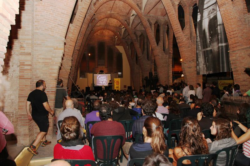 Unes 400 persones han assitit a l'acte de la CUP a Sant Cugat. FOTO: Lali Puig Unes 400 persones han assitit a l'acte de la CUP a Sant Cugat. FOTO: Lali Puig