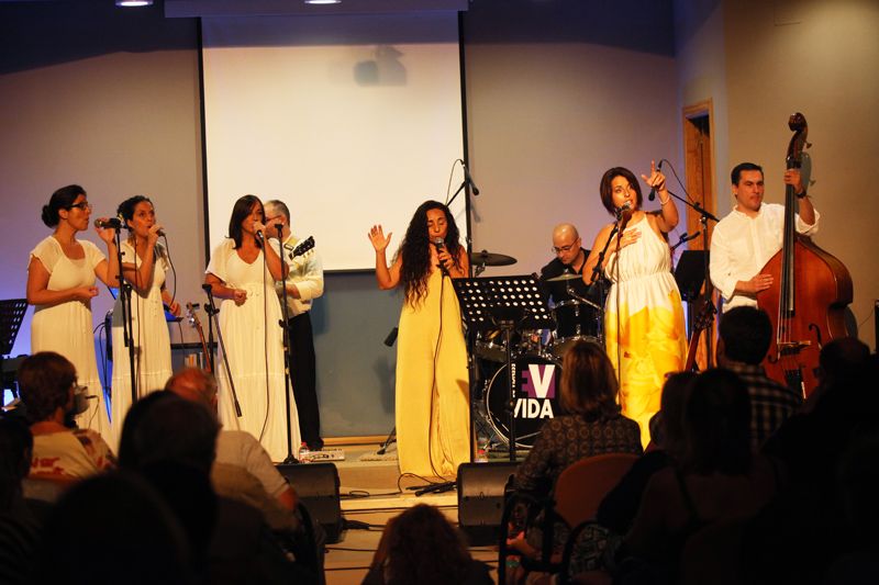 Concert de Gospel a l'Església Protestant. FOTO: Lali Puig