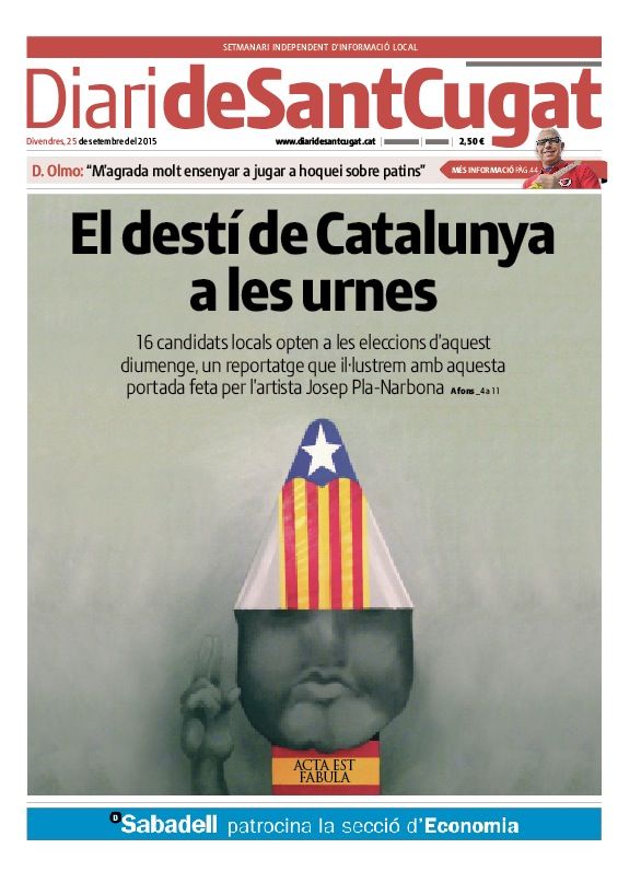 Portada del Diari, 1066. Portada del Diari, 1066.