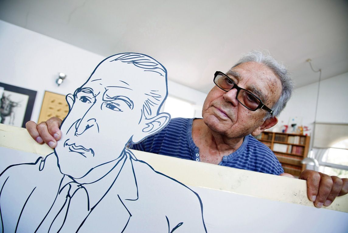 L'artista Josep Pla-Narbona, autor de la portada. FOTO: Lali Puig L'artista Josep Pla-Narbona, autor de la portada. FOTO: Lali Puig