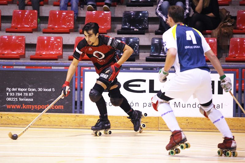 David Yepes ha estat l'autor de dos dels 3 gols del PHC Sant Cugat. FOTO: Lali Puig