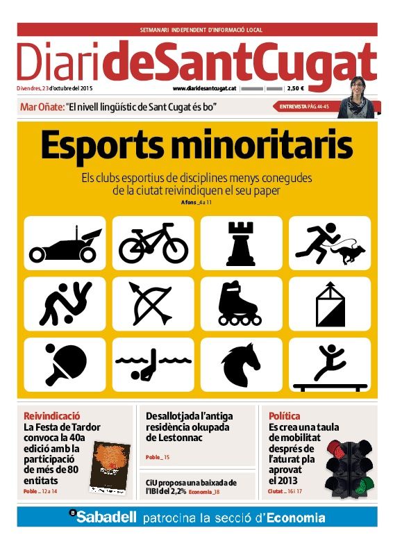 Portada del Diari, 1070. Portada del Diari, 1070.