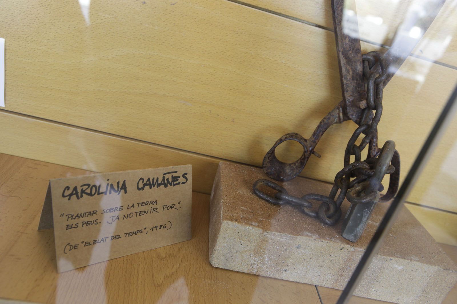 L'obra de Camañes. FOTO: Artur Ribera