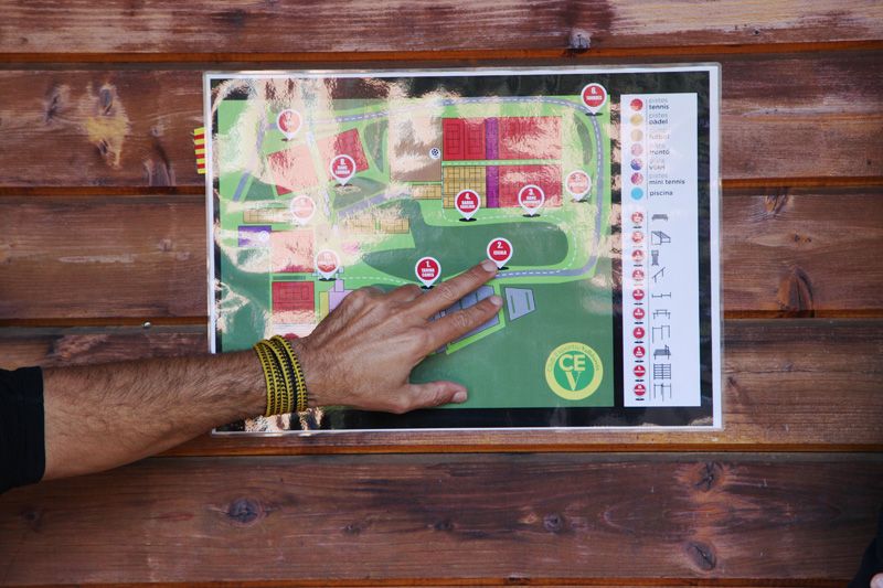 Plànol del circuit. FOTO: Lali Puig