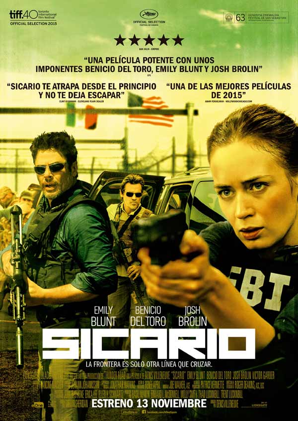 Cartell de 'Sicario'.