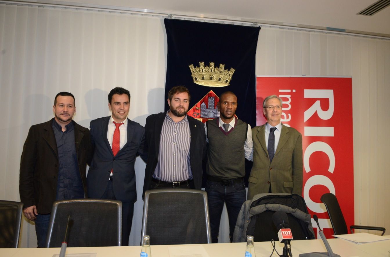 Palau, Gotanegra, Rovira, Abidal i Rodrigo. FOTO: Localpres