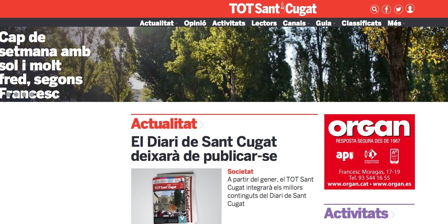 Imatge de la portada del web del tot. FOTO: Redacció