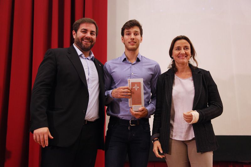 Didac Salas, millor esportista de l'any. FOTO: Lali Puig