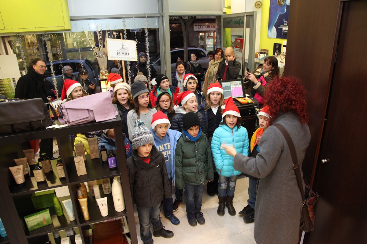 Les 'Nadales al carrer' recorreran el centre de la ciutat. FOTO: Lali Puig